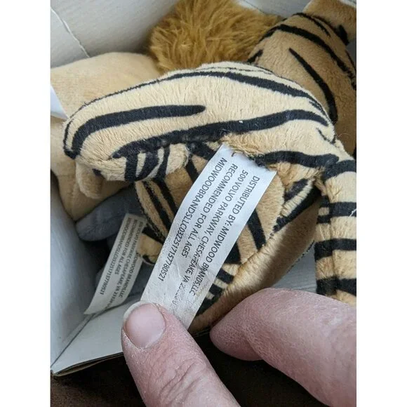 Midwood Forest Animal House Plush Play Set Stuffed Elephant Tiger Carrier - Picture 3 of 10